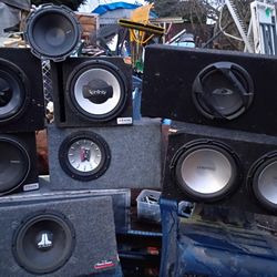 Car Stereo Amps, Mono Blocks, Subs 10,"-15"