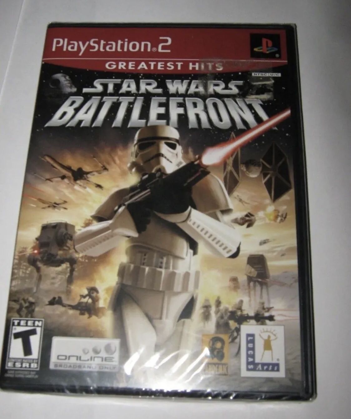Star Wars: Battlefront (Sony PlayStation 2, 2004) New Unopened Sealed PS2