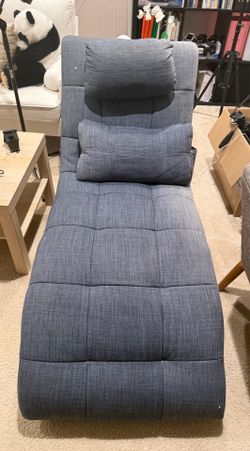 Adjustable Floor Recliner Gaming Lounge Chair w/ Headrest & Lumbar Support