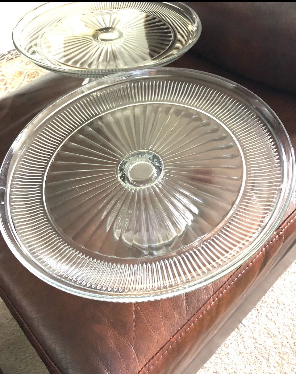 Large Crystal Cake Stand