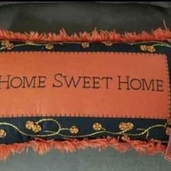 New hallmark pillow Home Sweet Home 14 inches by 7 inches