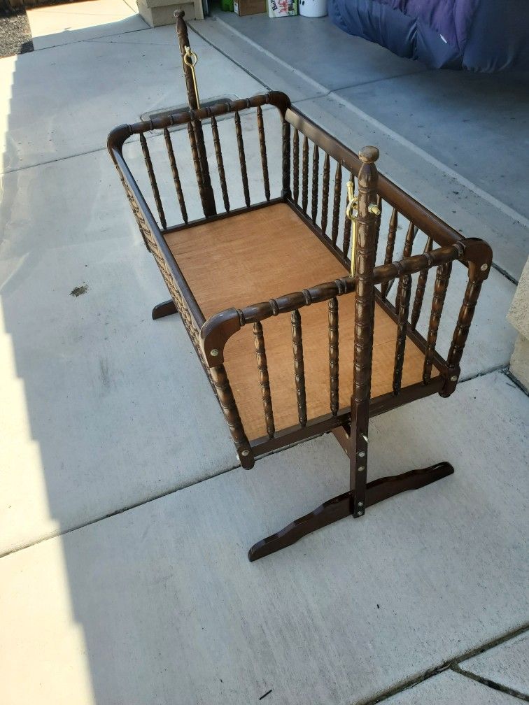 Vintage Baby Craddle Rocker