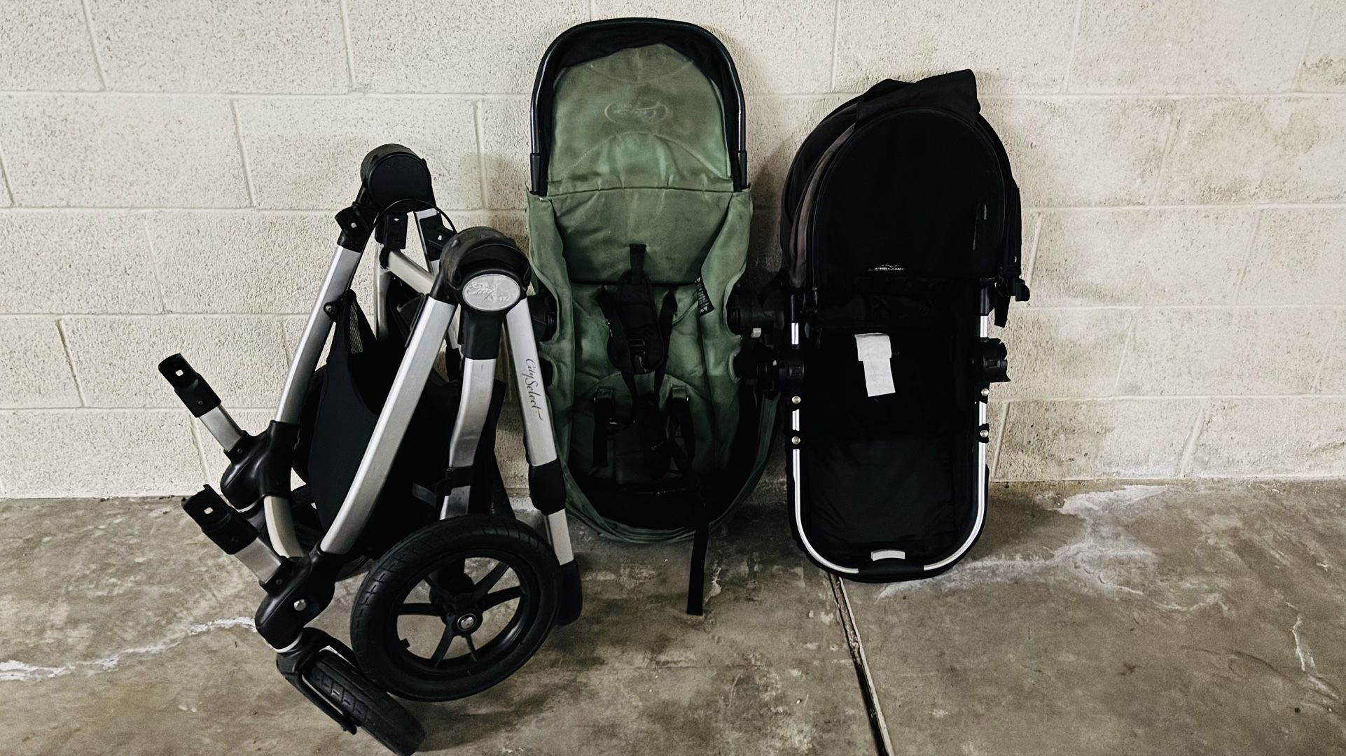 BABY JOGGER CITY SELECT DOUBLE STROLLER