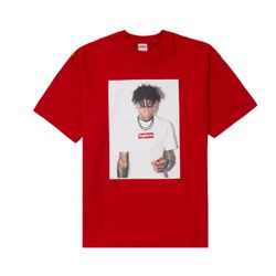 SUPREME NBA YOUNG BOY TEE SZ X-LARGE 