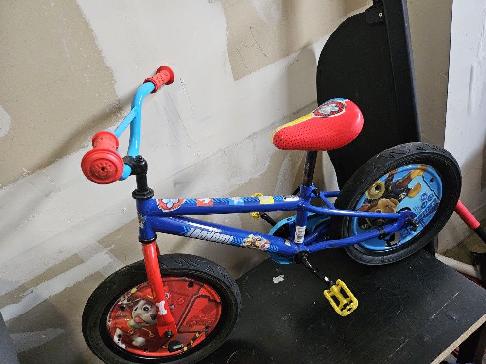 Paw Patrol Themed Bicycle