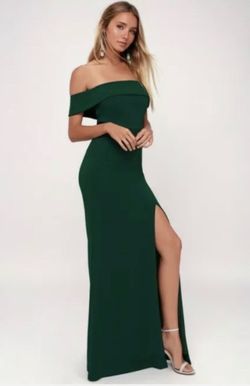 Lulu’s emerald dress- new with tag Medium