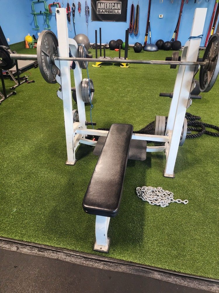 York Barbell Olympic Flat Bench Press
