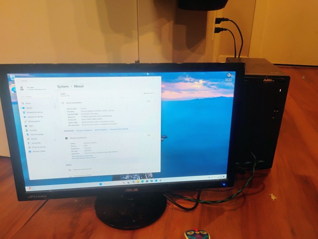 Dell Inspiron 3910 Desktop Computer - Intel Core I7, 16gb DDR4, 512gb SSD