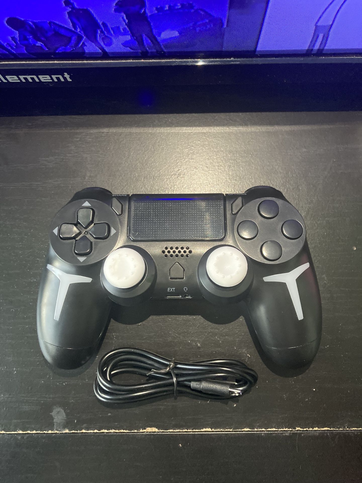 Black PS4 Controller
