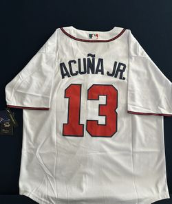 MEN'S RONALD ACUNA JR ATLANTA BRAVES STITCHED JERSEY SMALL UP TO 6XL