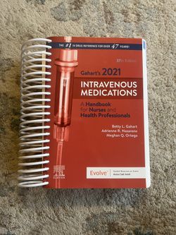 Gahart’s 2021 Intravenous Medications