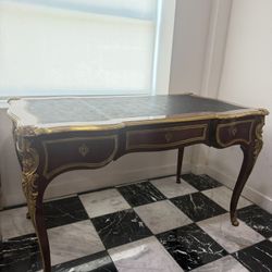 Wood Desk Antique! Very High End 