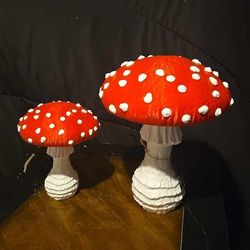 Amanita Mushroom Lamp