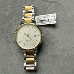 Brand New 12 Karat Gold Plated Kate Spade Women Watch With Brand New Battery.