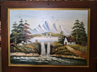 Antique Oil painting Sabiha Durkan