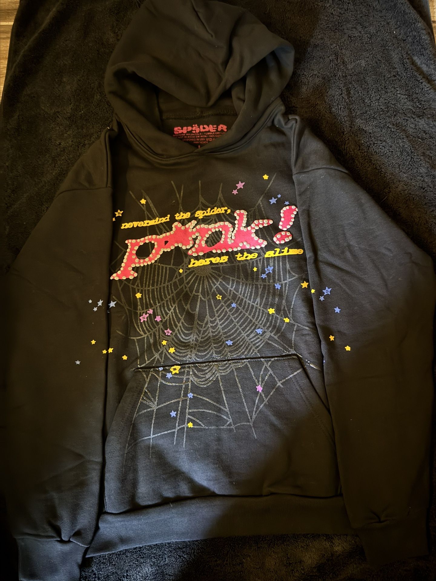 Spider Hoodie Size Large