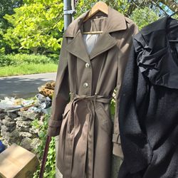 Calvin Kline Rain Coat Taupe