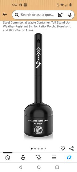 6L Commercial Ashtray Receptacle