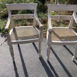 Two elegant statement chairs 