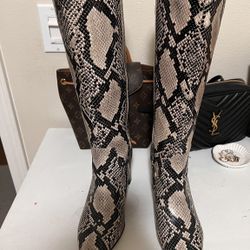 Snakeskin Boots