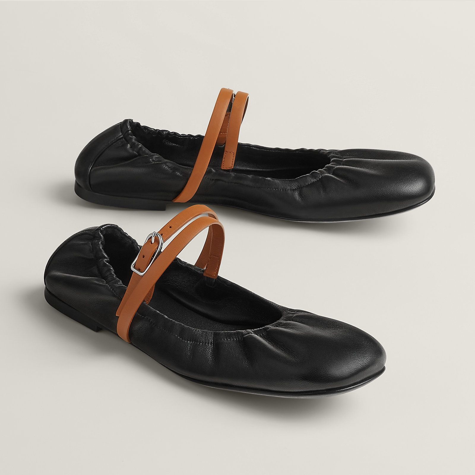 Hermes Leather Ballet Flat