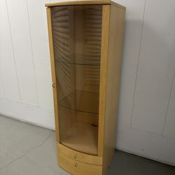 Hammel Furniture Display Cabinet w/ Adjustable Shelves & 2 Drawers 