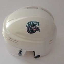 Houston Aeros Vintage Mini Hockey Helmet in Package