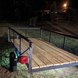 8 Ft X 4 Ft Trailer With Brand New Lights ,Boards And Paintjob