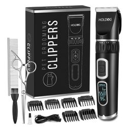 Dog Clippers Professional Heavy Duty Grooming Clipper 3-Speed Low Noise High