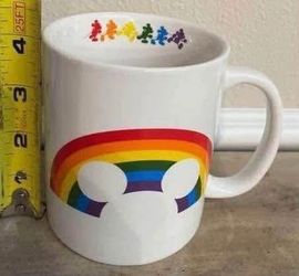 NEW Disney Mug Mickey Mouse Pride Rainbow just $5