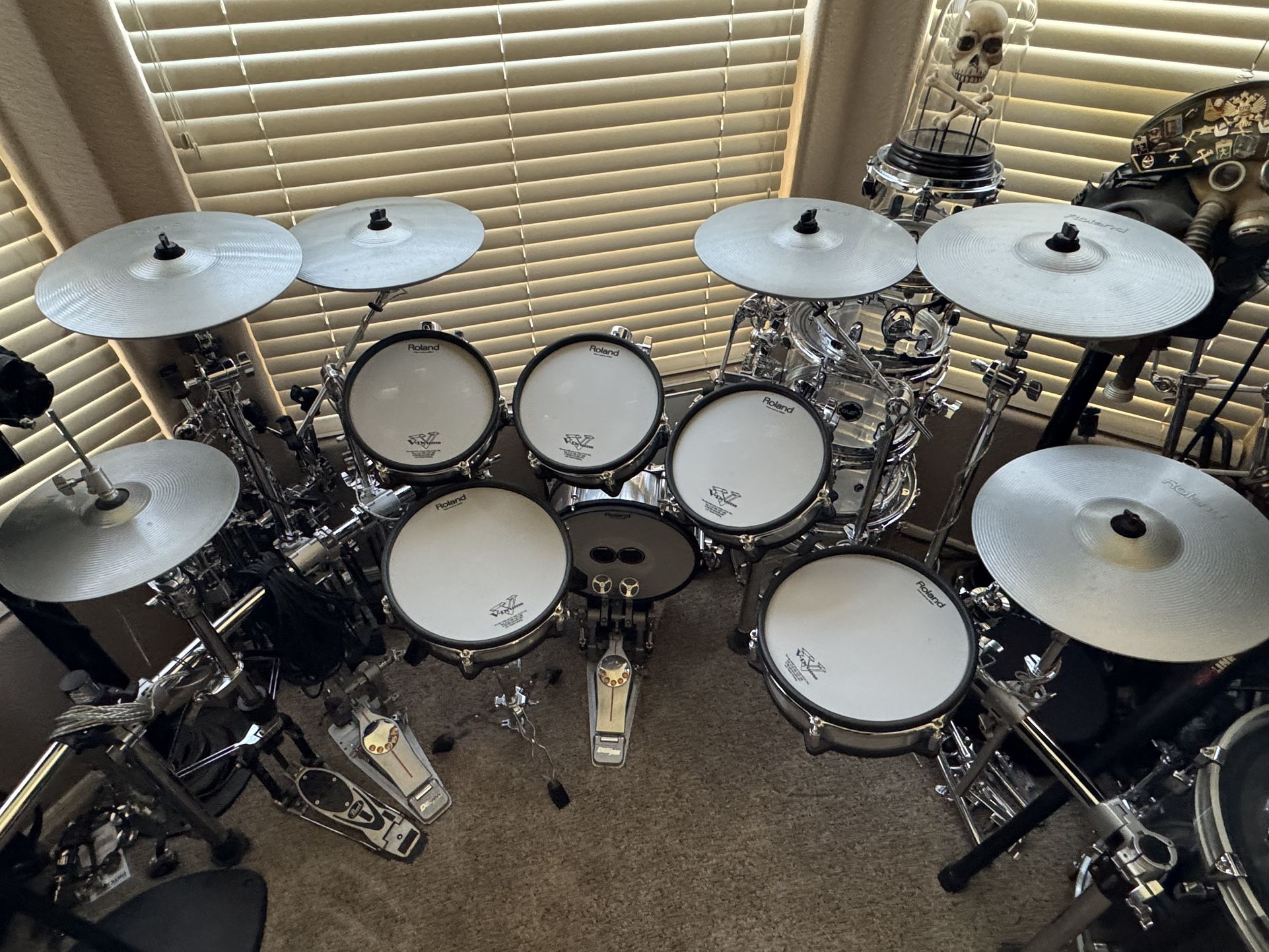 Roland TD-20X V-Pro Drum Kit with lots of extras
