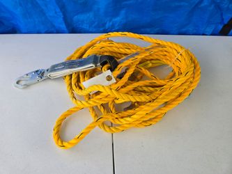 Guardian Fall Protection 50 Ft Rope 6ft Shock Absorbing Lanyard