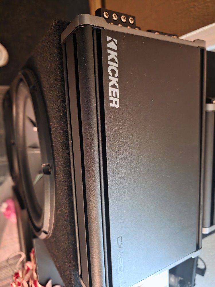 Kicker 46CXA3604T CXA360.4 360w RMS 4-Channel Car Audio