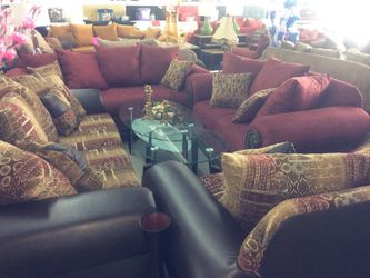 Sofa and loveseat