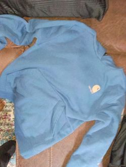 Carhartt sweater and backpack