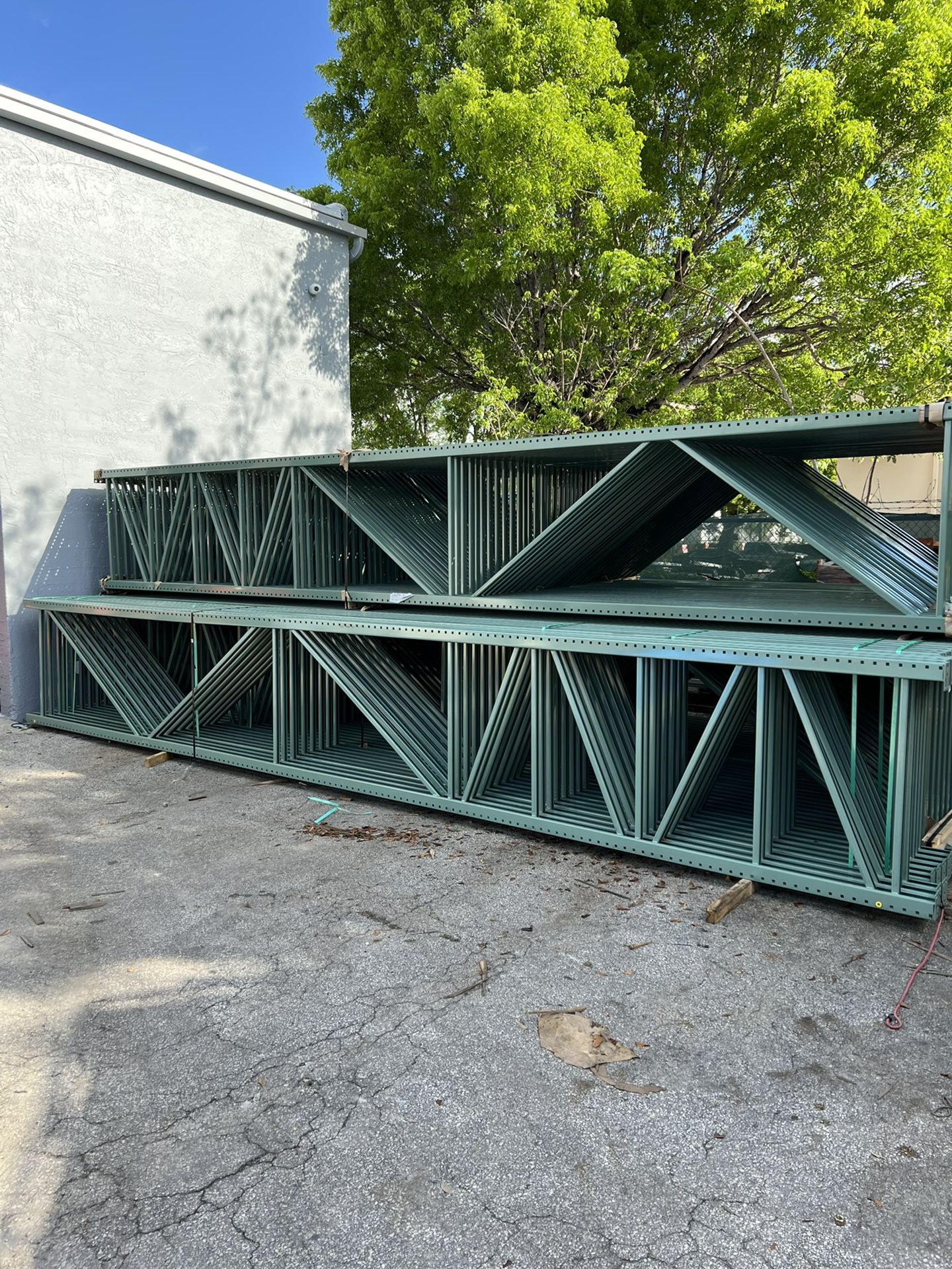 42”x24’ Uprights Made In USA Welded Brand New In Stock Export Delivery Forklift