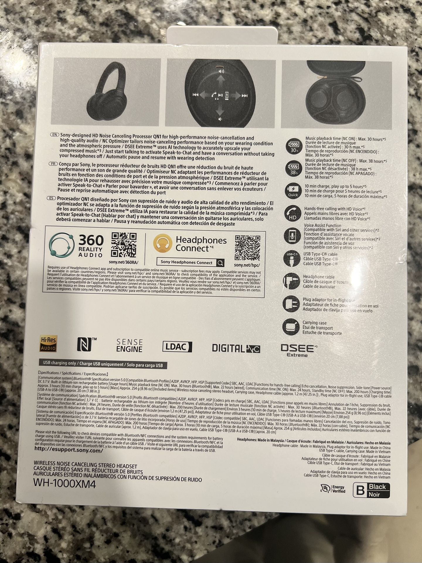 Sony Wireless Head Phones WH- 1000M3