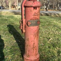 Old Fire Hydrant Post Indicator ValveAuthentic 
