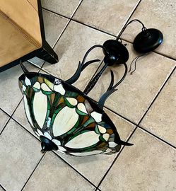 My mom’s old lamp it’s a 2009 stained window style very clean