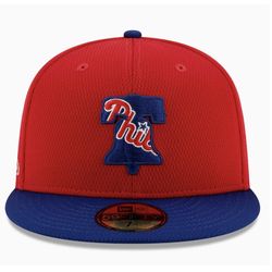 Philadelphia Phillies New Era 2020 Spring Training 59FIFTY Fitted Hat - Red/Royal 