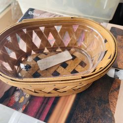 Longaberger Clothes Pin Booking Basket 