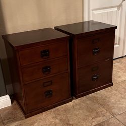 Solid Wood Files Cabinet Each