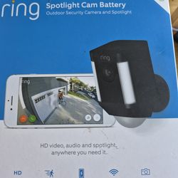 Ring Security Camera and Light