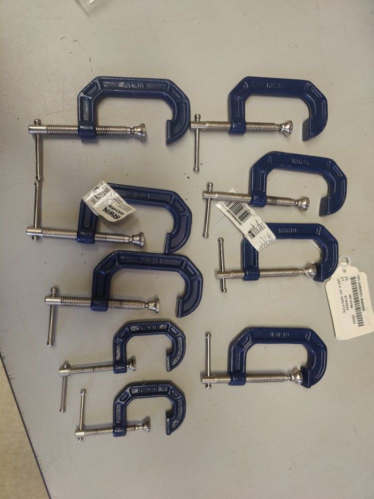 9 Heavy Duty C Clamps