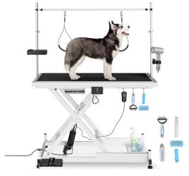 New in Box Electric Lift Pet Dog Grooming Table Upgrade 50” Heavy Duty 9'' -36'' Adjustable Height