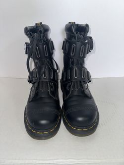 Dr. Martens 1490 Quynn Buckle Lace Up Boots W5 M4