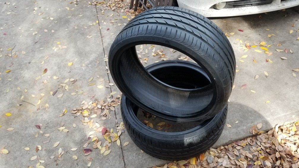 18" tires - like new