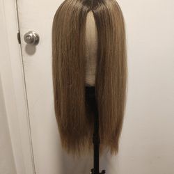 26" Ash Blonde Wig