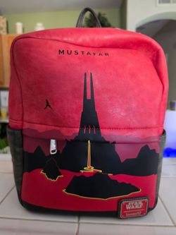Mustafar Star Wars Loungefly backpack