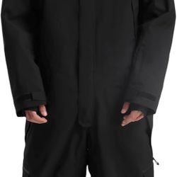 Men Ski Suit Snowboard Jacket One Piece Snowsuits Waterproof Pants Ski Jumpsuit Windproof Insulated Winter Sports